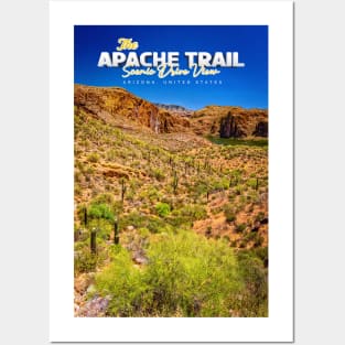 Apache Trail Scenic Drive View Posters and Art